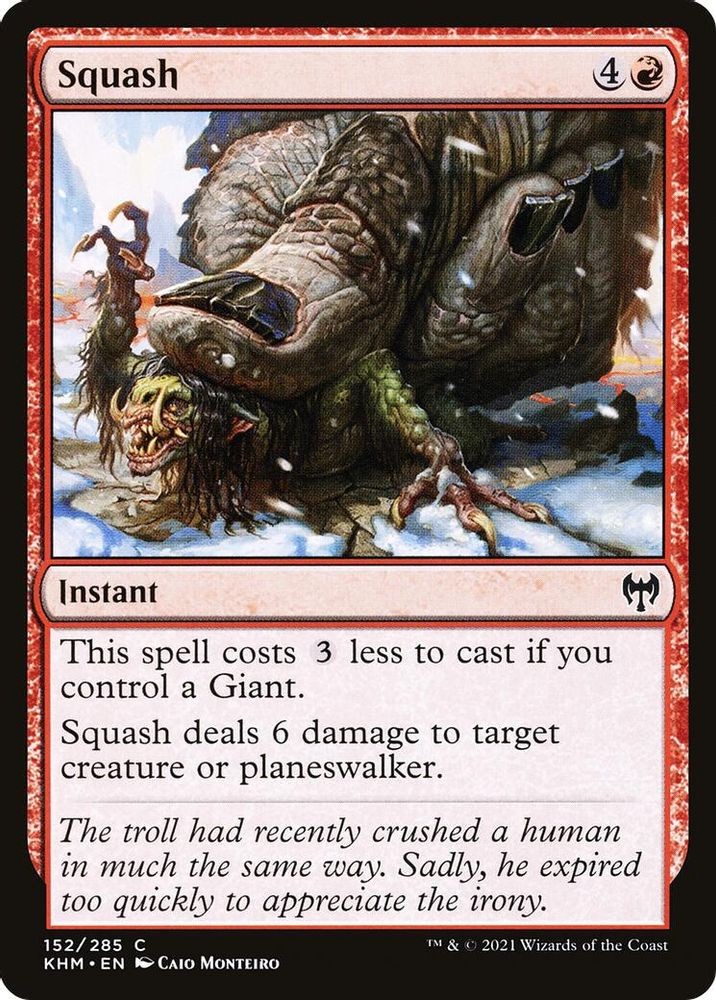 2021 Magic: The Gathering: Kaldheim - Squash (#152, C, Lightly Played)