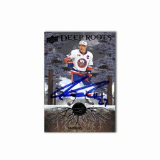Anders Lee Autographed New York Islanders Deep Roots Hockey Card