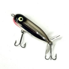 Heddon Baby Torpedo Chrome Single Sinker Used Fish Lure