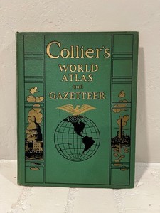 1943 *WW2* Colliers World Atlas and Gazetteer *CLEAN*