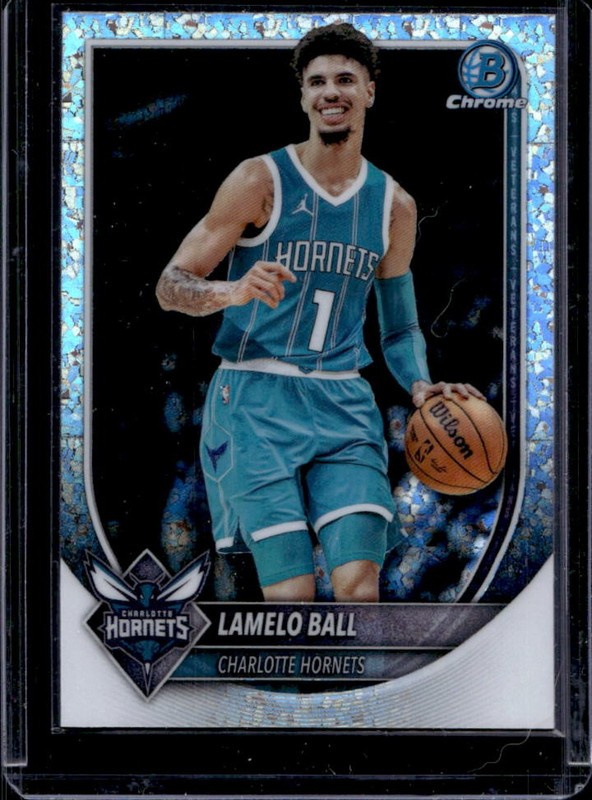 2025-26 Bowman LaMelo Ball Chrome Mini Diamond Refractor #BCV-86 Hornets