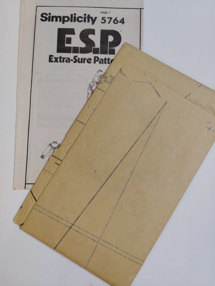 Simplicity ESP 5764 Dress Sewing Pattern Ladies 16 18 20 Modest Cottagecore UC - Image 4 of 4