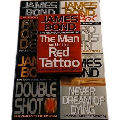 The New James Bond 007 Series Hardcover  1st Printing 5 Book Lot Raymond Benson 