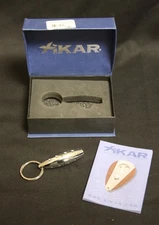 XIKAR Cigar Punch Silver Old Virginia Tobacco w/box papers