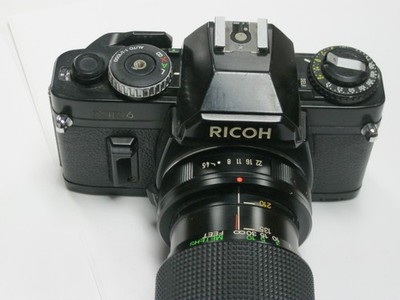 Ricoh XR 6 35mm Film Camera W/ PK mount Lens Tested and Working GREAT@!