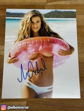 Nina Agdal Signed Photo Sports Illustrated, Model Autograph