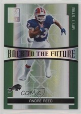 2006 Donruss Elite Back to the Future /1000 Lee Evans Andre Reed #BTF-2 HOF n1u