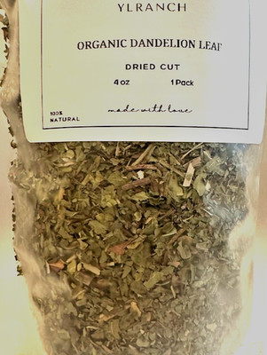 Dandelion Leaf Organic Cut / Farm Fresh Packed USA Free Ship
