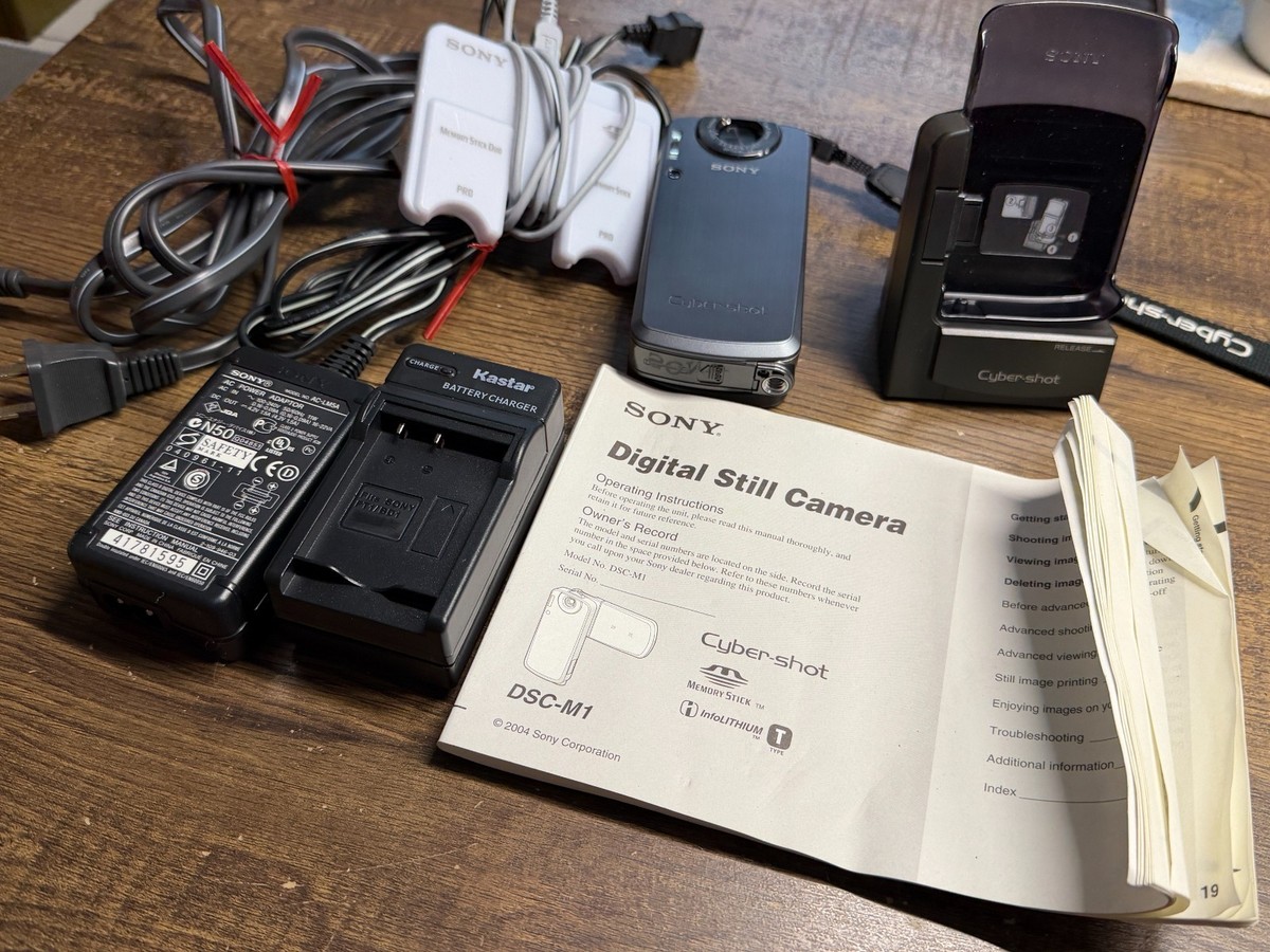 Sony Cyber-shot DSC-M1 5.1MP Digital Camera - Black for sale