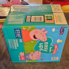 Pampers Easy Ups Training Pants Peppa Pig Multicolor Unisex 5T-6T 46 Ct NEW