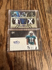 2007 Upper Deck NFL Ink Ted Ginn Jr RED Auto  01/10 Dolphins & Triple Threads 