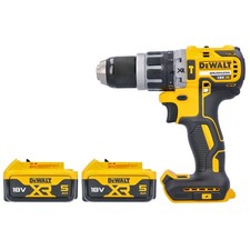 Dewalt DCD796N 18v XR Brushless Compact Combi Drill + 2 x DCB184 5Ah Batteries