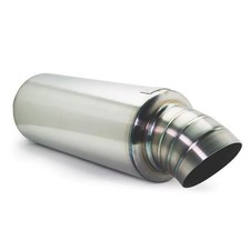 Blox Racing For 3 Inch Universal Street Muffler - Turndown Tip Blox Racing For 3 Inch Universal Street Muffler - Turndown Tip