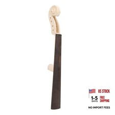 Violin Neck, 4/4 Violin Maple  Ebony Fingerboard Musical Instrument