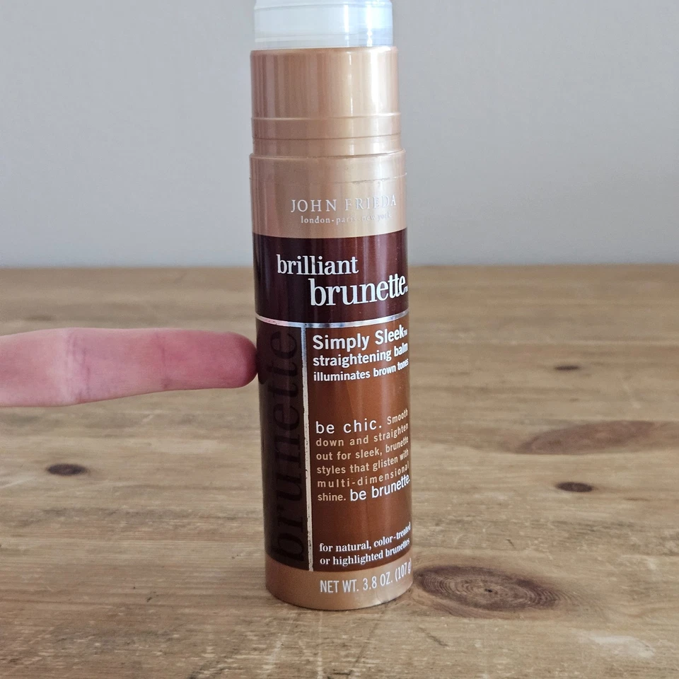 (OPEN 60%) John Frieda Brilliant Brunette Simply Sleek Straightening Balm 3.8 oz - Image 4 of 4