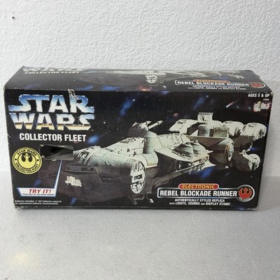 1996 Kenner STAR WARS Collector Fleet Electronic REBEL BLOCKADE RUNNER (NEW)