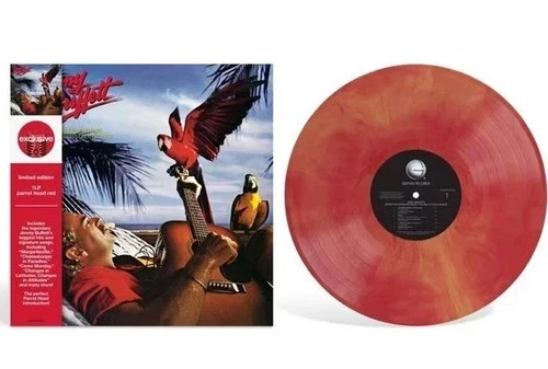 Vinyl LP Jimmy Buffett Greatest Hits: Songs You Know by Heart Parrot Head Red