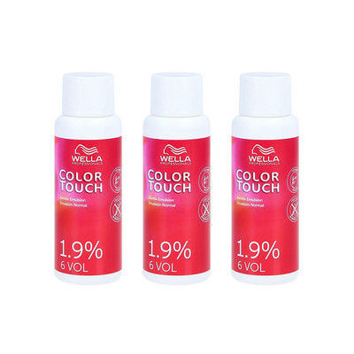 3 x Wella Color Touch Entwickler Oxidant Intensiv Emulsion 1,9% 60 ml