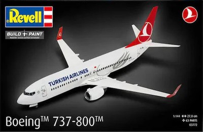 Revell 1/144 Turkish Airlines Boeing 737-800 Model Kit 03772 | eBay