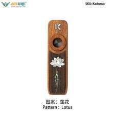 Kadomo Magnetic Acacia Solid Wood Kazoo Premium Portable Musical Instrument