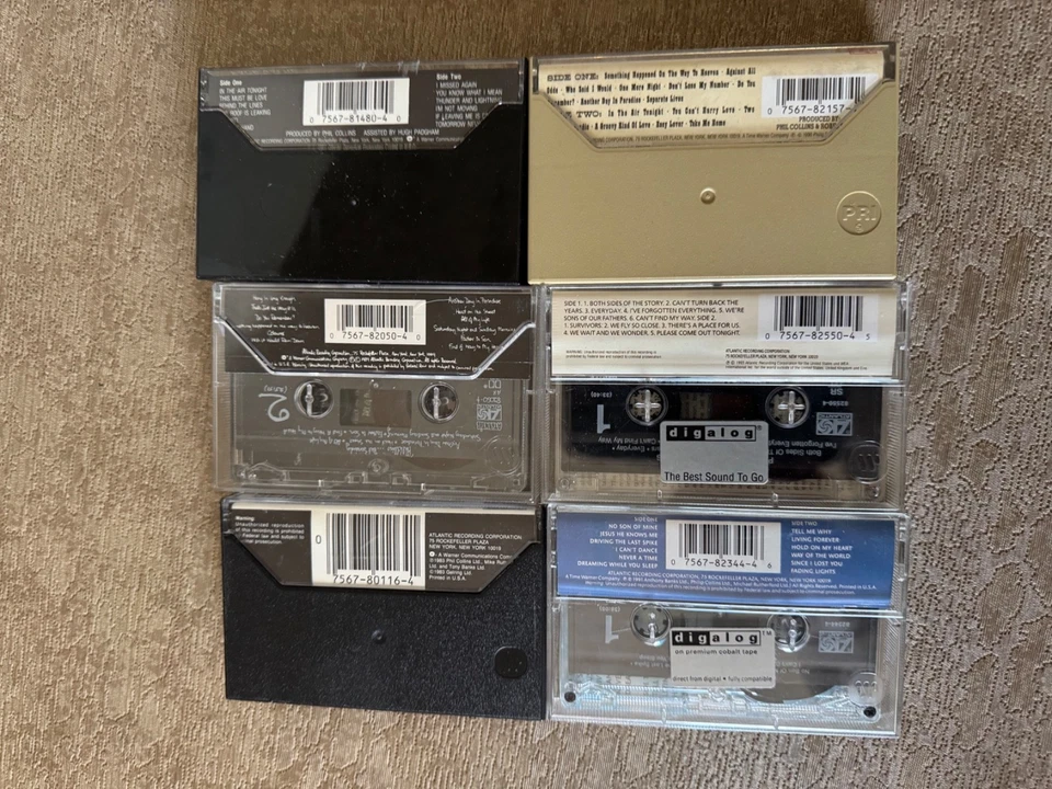 Phil Collins/ GENESIS CassetteTapes Lot of 6. Face Value, Gensis  & More - Image 2 of 2