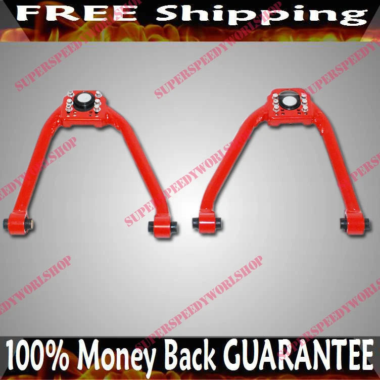 Brazos de inclinación ajustables delanteros + traseros rojos para 03-07 Nissan 350Z cupé 2D 3,5 L 3948CC V6 Foto 2 de 4