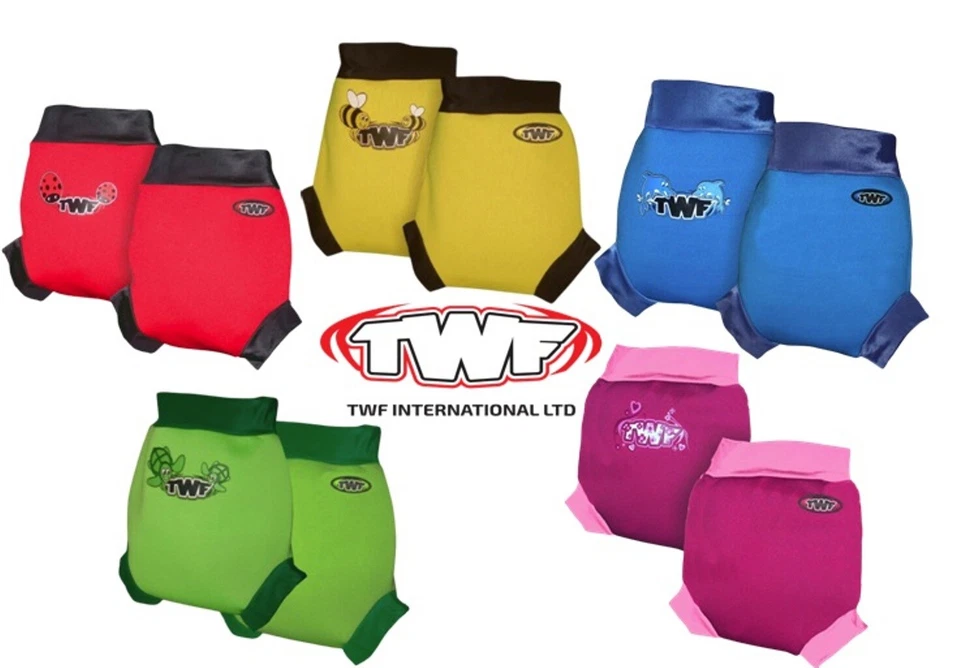TWF Kids Baby Shorts Toddler Boys Girls Neoprene Swim Nappy Reusable Shorts Swimwear