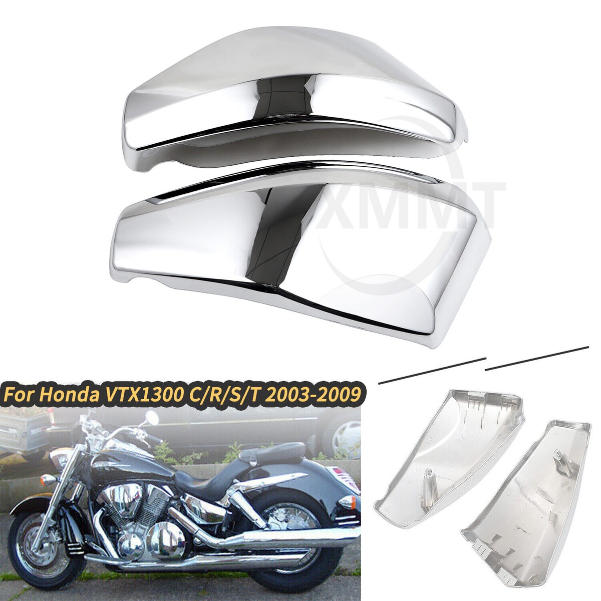 Left + Right Battery Side Fairing Cover Fit For Honda VTX 1300 S