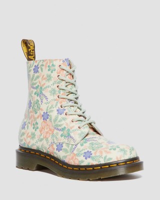 NIB*Womens*Dr. Martens*1460 8 Eye Boot**6-10*Vonda Floral Cream Genix*Doc Marten
