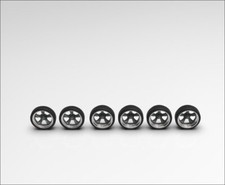 Tonka 6 Printed Five Spoke Wheels and Tires. Four rears and two fronts