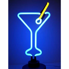 Neonetics 4MARTX Martini Glass Neon Sculpture