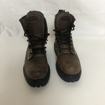 Vintage Y2k London Underground 90s Chunky Platform Ankle Boots Womens Size 