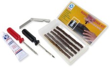 Kit completo per riparazione Forature Auto e Moto TUBELESS Otturatori pneumatico