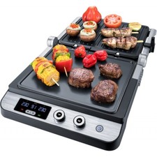Steba FG 120 187200 Kontaktgrill 1800 Watt edelstahl/schwarz
