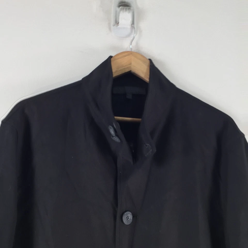 Gucci Viaggio Hombre Chaqueta 52 aus L Negro Manga Larga Parka Mezcla Lana 111173 Foto 2 de 4