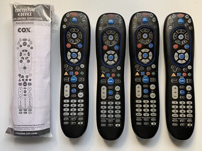 Télécommande universelle 4 en 1, couleur noire