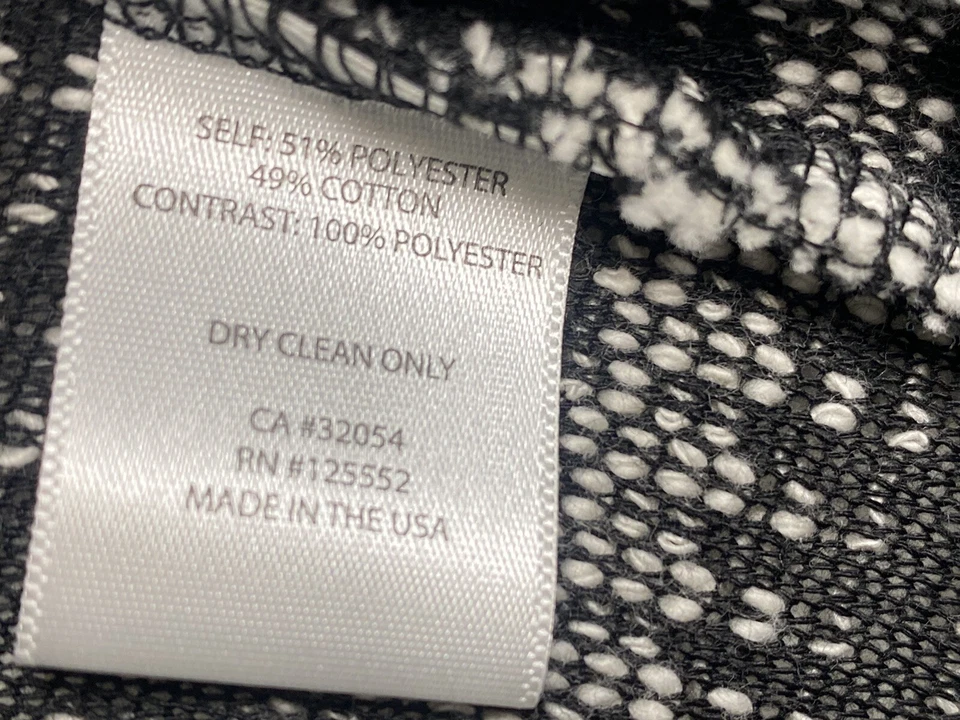 Anthropologie Dolan Cárdigan Suéter Chaleco Blanco y Negro Mujer XS NUEVO CON ETIQUETAS Foto 3 de 4