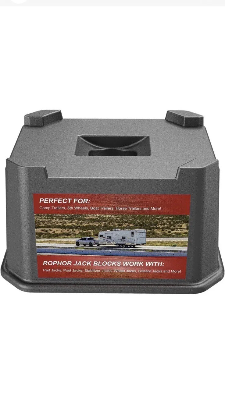 Rophor Trailer Jack Block New Version RV Camper Blocks for Travel