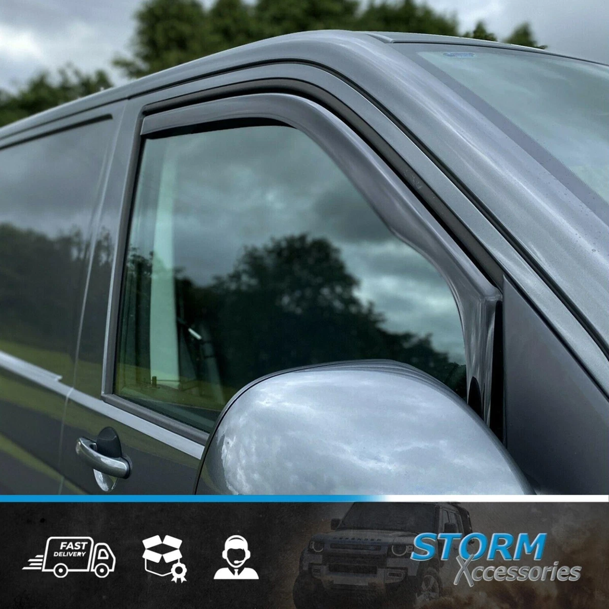 Vw t5 on sale wind deflectors