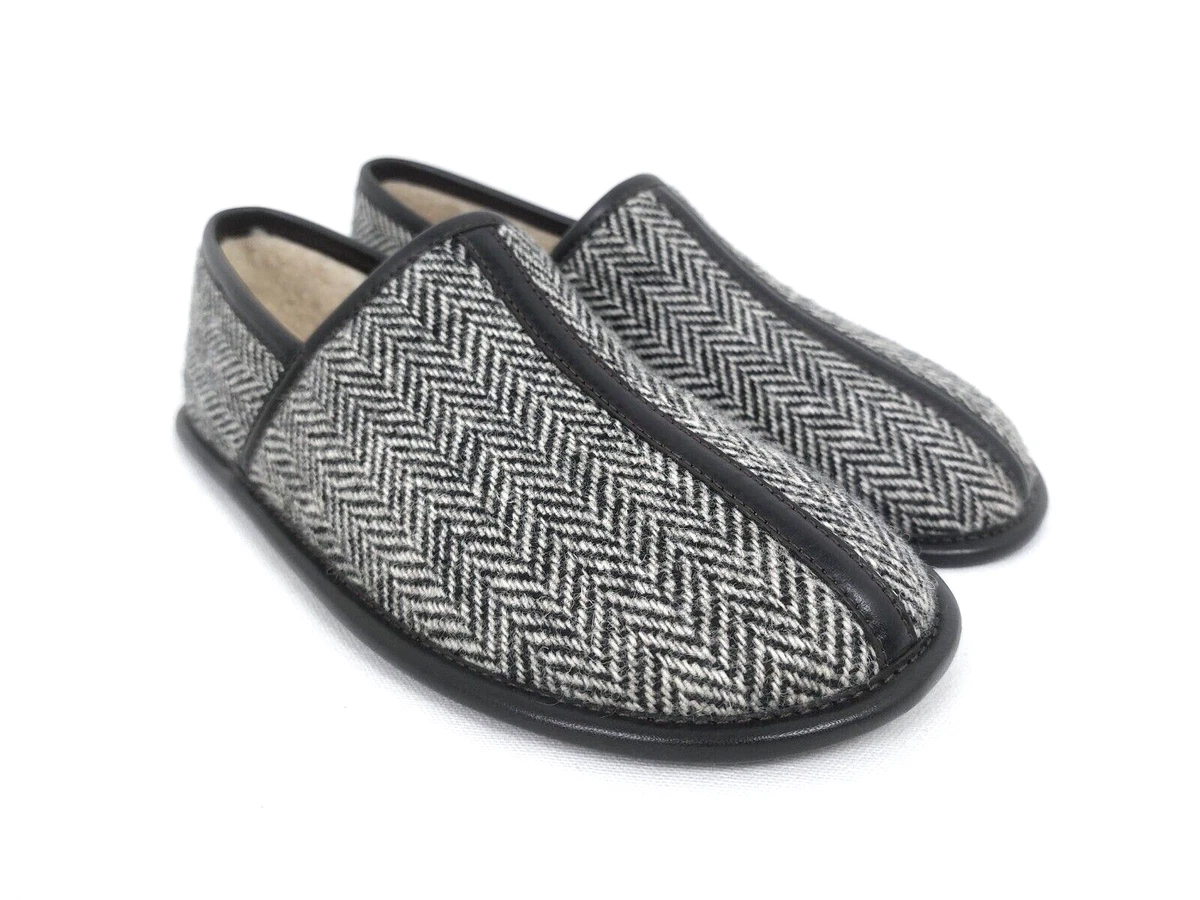 Ralph Lauren Gent’s Size 10 “RL Crest” BLACK Velvet Slippers Shoes New In Box Ralph Lauren Men main image 3