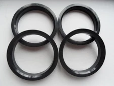A set of 4pcs Plastic HUB CENTRIC HUBCENTRIC RING RINGS ID 71.5mm to OD 72.62mm