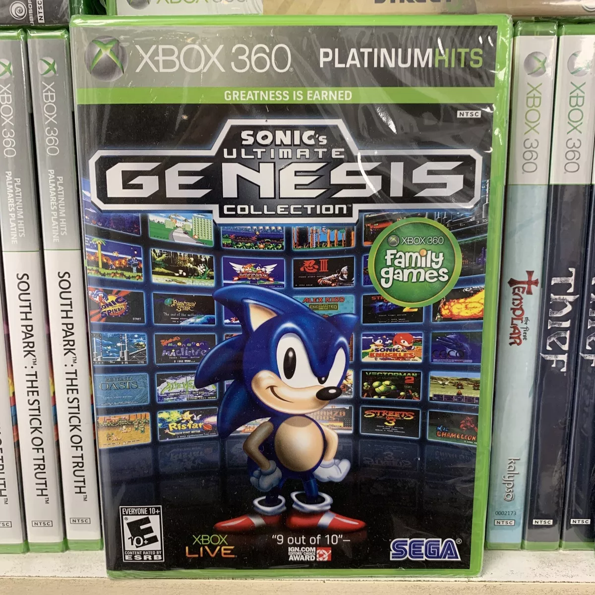 Sonic pacote com 2 Jogos Xbox 360