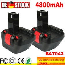 2x 12V 4800mah Akku Für Bosch BAT043 BAT045 PSR 1200,PSR 12-2,PSR 12,PAG 12V VE-