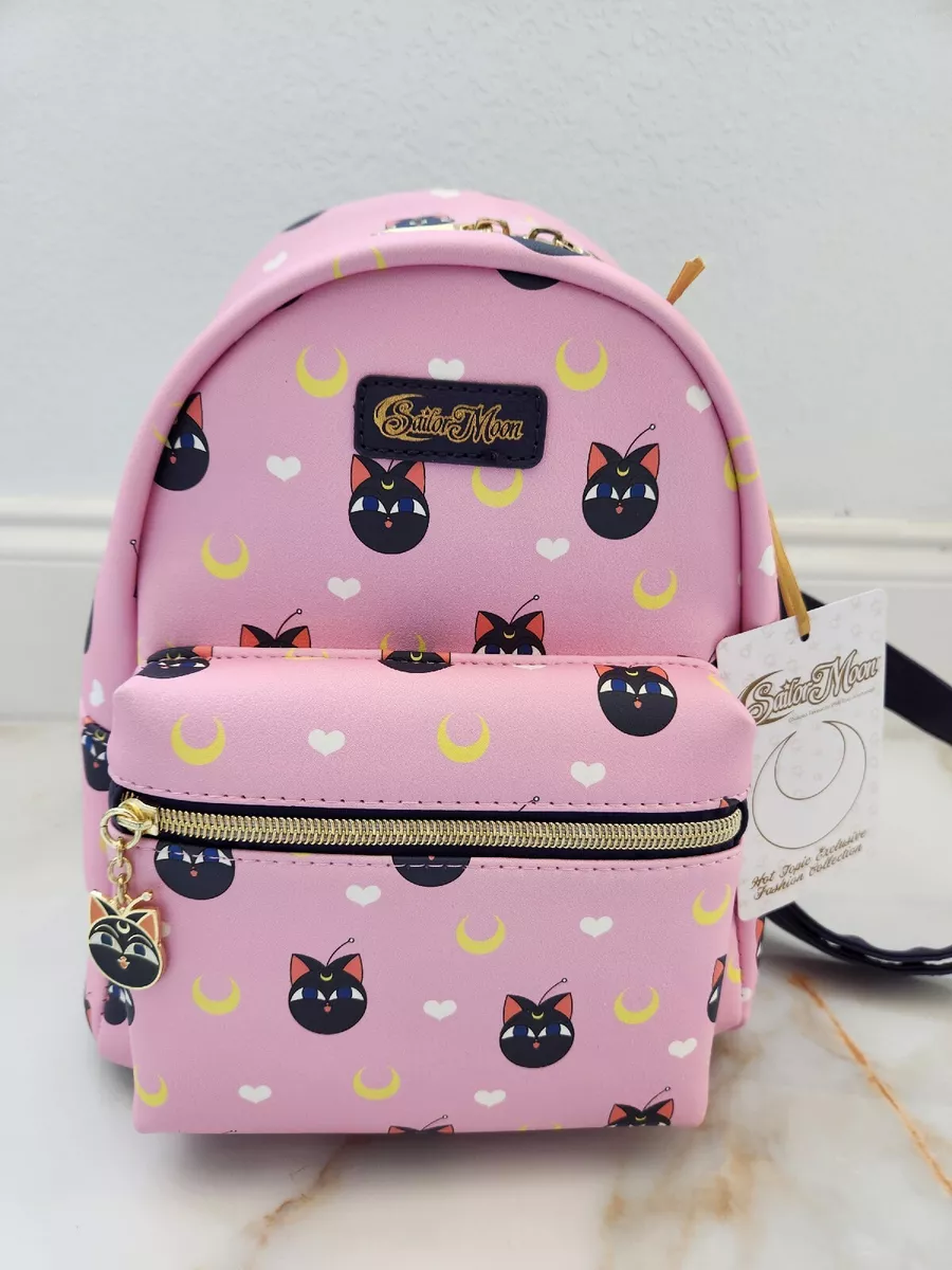 Loungefly Sailor Moon Mini Backpack Luna P Crescent Moon Hot Topic Exclusive