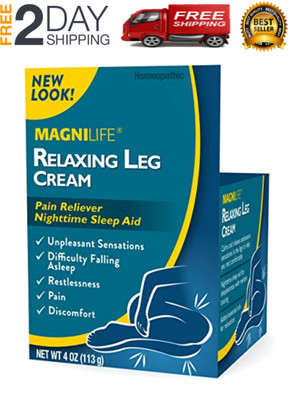 MagniLife Relaxing Leg Cream Pain PM Relief & Sleep Aid ...