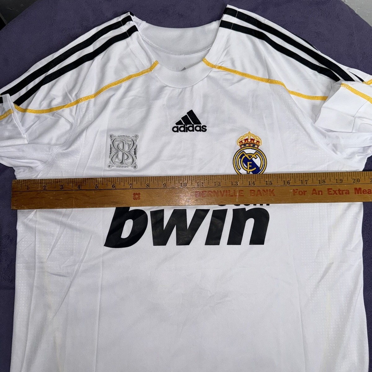 アディダス 00s 09/10REAL MADIRD ユニフォーム M 2009-10 Real Madrid Third Shirt - 4/10 - (L.Boys)