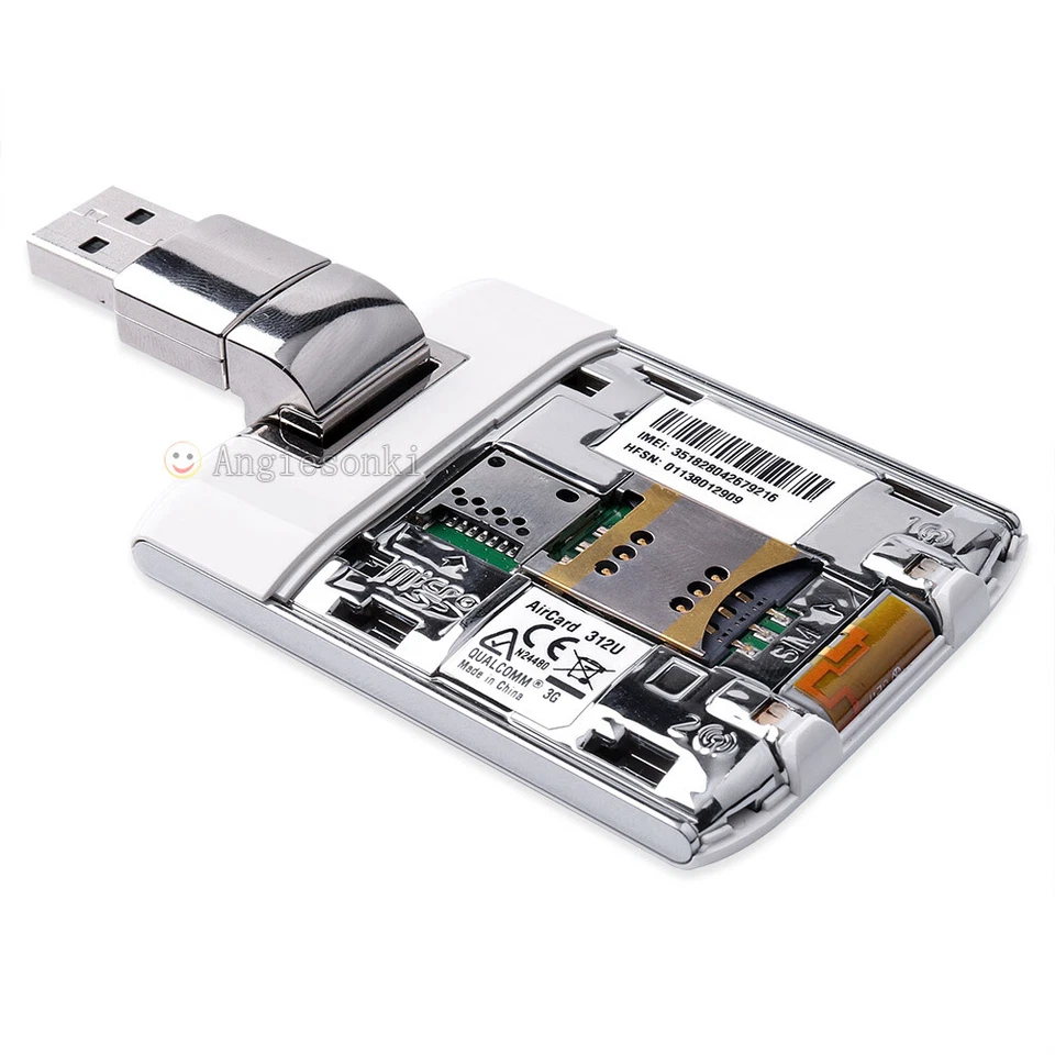 Sierra Wireless AirCard 312U HSPA+ 42 Mbps GSM Mobile Broadband USB 3G Modem - Image 4 of 4