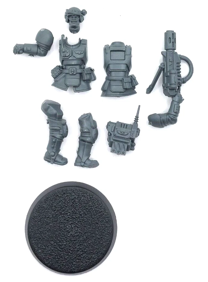 Warhammer 40K: Trooper Kasrkin Con Melta Gun – Astra Militarum, Kill Team Shadowvaults