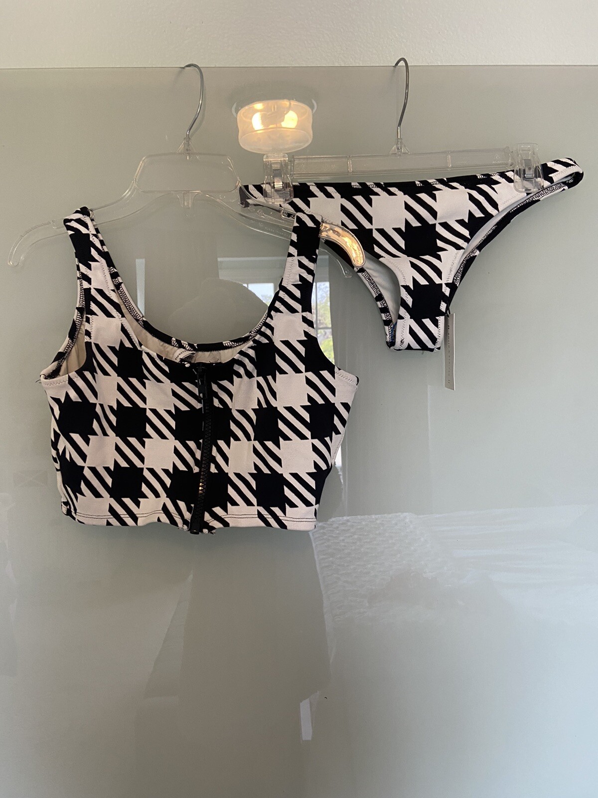 Solid & Striped Houndstooth Printed Bikini - image 6