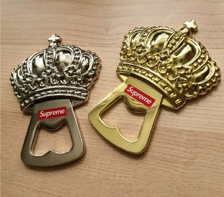 2 décapsules couronne or et argent FW13 Supreme accessoires très rares 2013